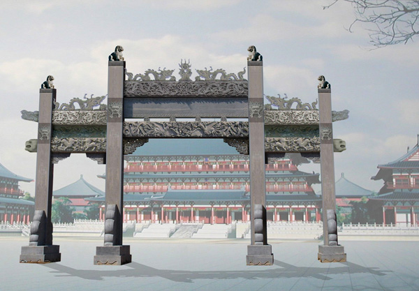 好看的河南石牌坊